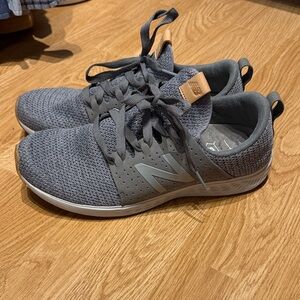 New Balance Charcoal Knit Running Shoes